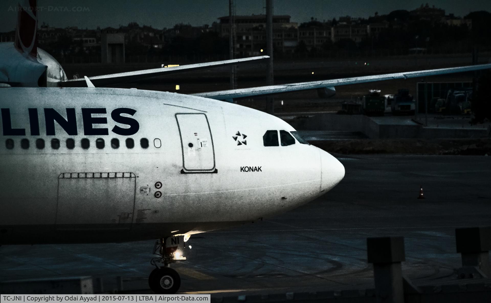 TC-JNI, 2010 Airbus A330-343X C/N 1160, Turkish Airlines Taxi out to takeoff in LTBA
