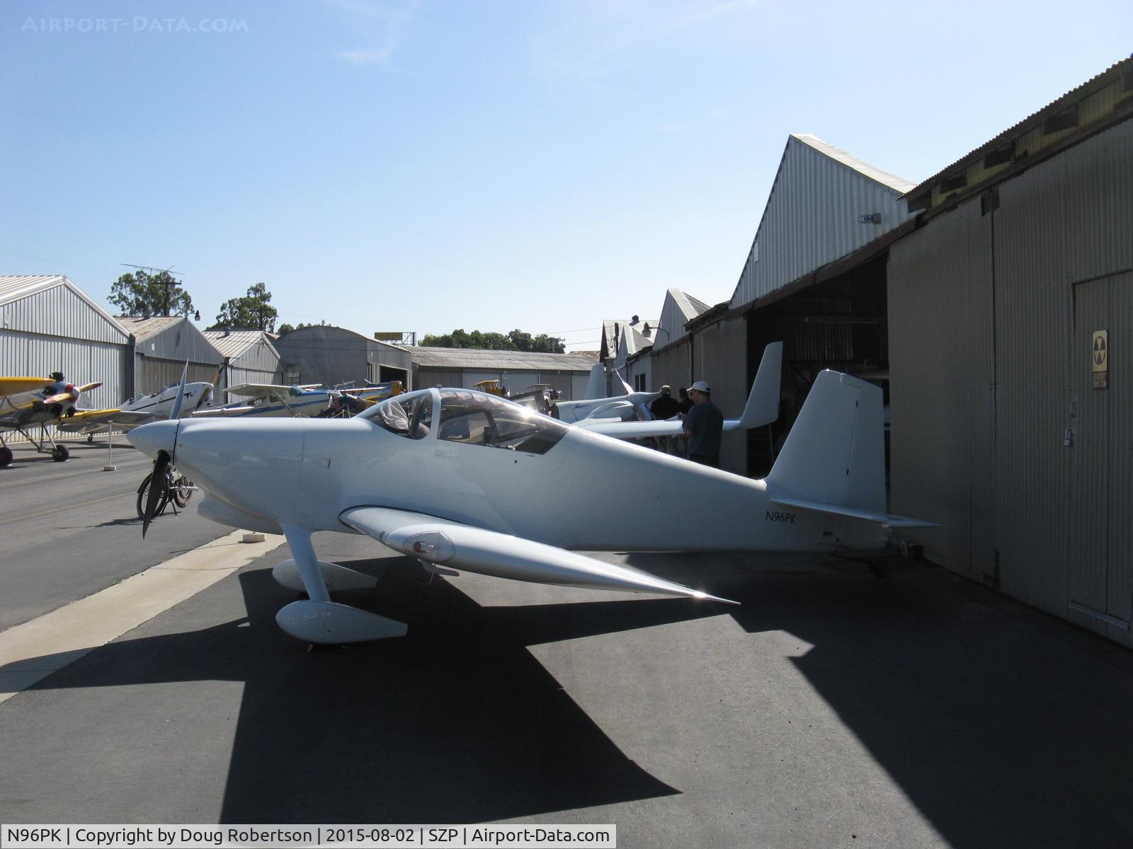 N96PK, 2007 Vans RV-6 C/N 60581, 2007 Cavallo SPECIAL modified VAN's RV-6.2, Aero Sport Power 10-360 180+ Hp, at SZP's 85th Anniversary Celebration display