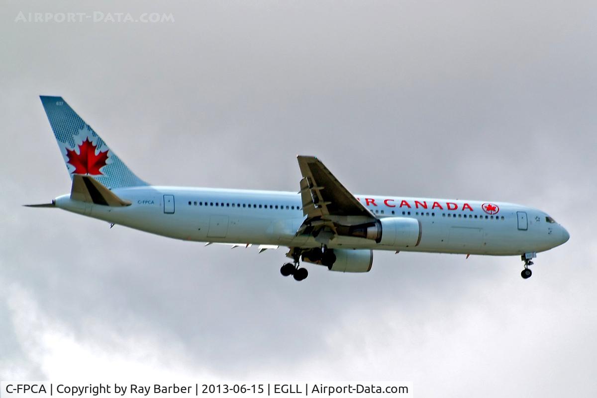 C-FPCA, 1989 Boeing 767-375 C/N 24306, Boeing 767-375ER [24306] (Air Canada) Home~G 15/06/2013. On approach 27L.
