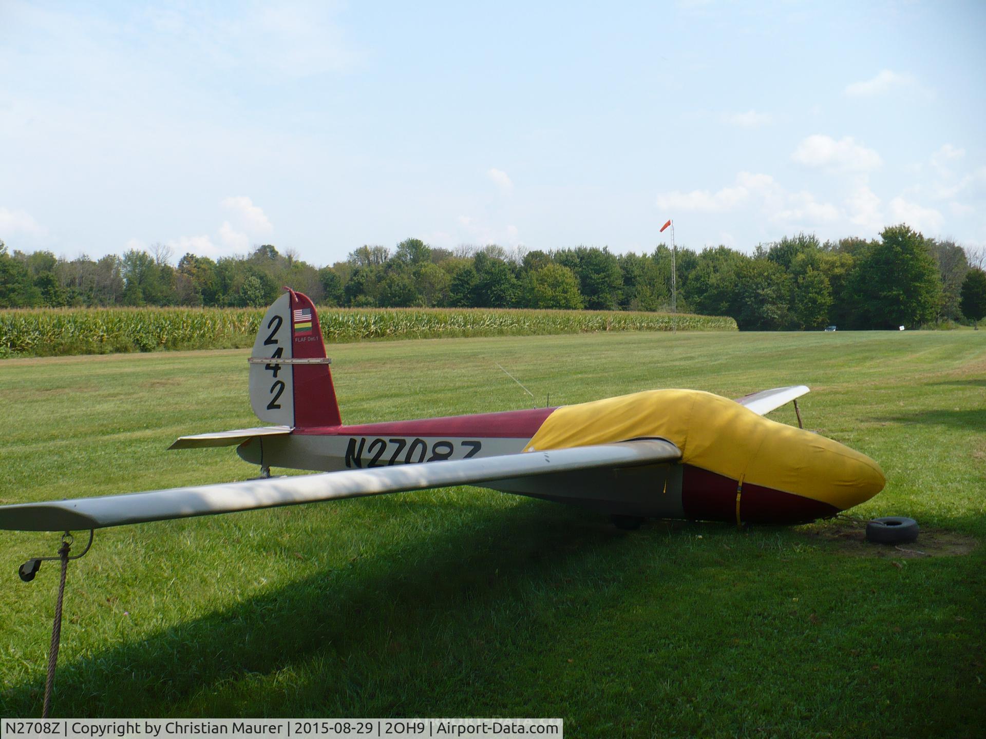 N2708Z, 1964 Schweizer SGS 1-26C C/N 242, Schweizer 1-26 C Tied Down