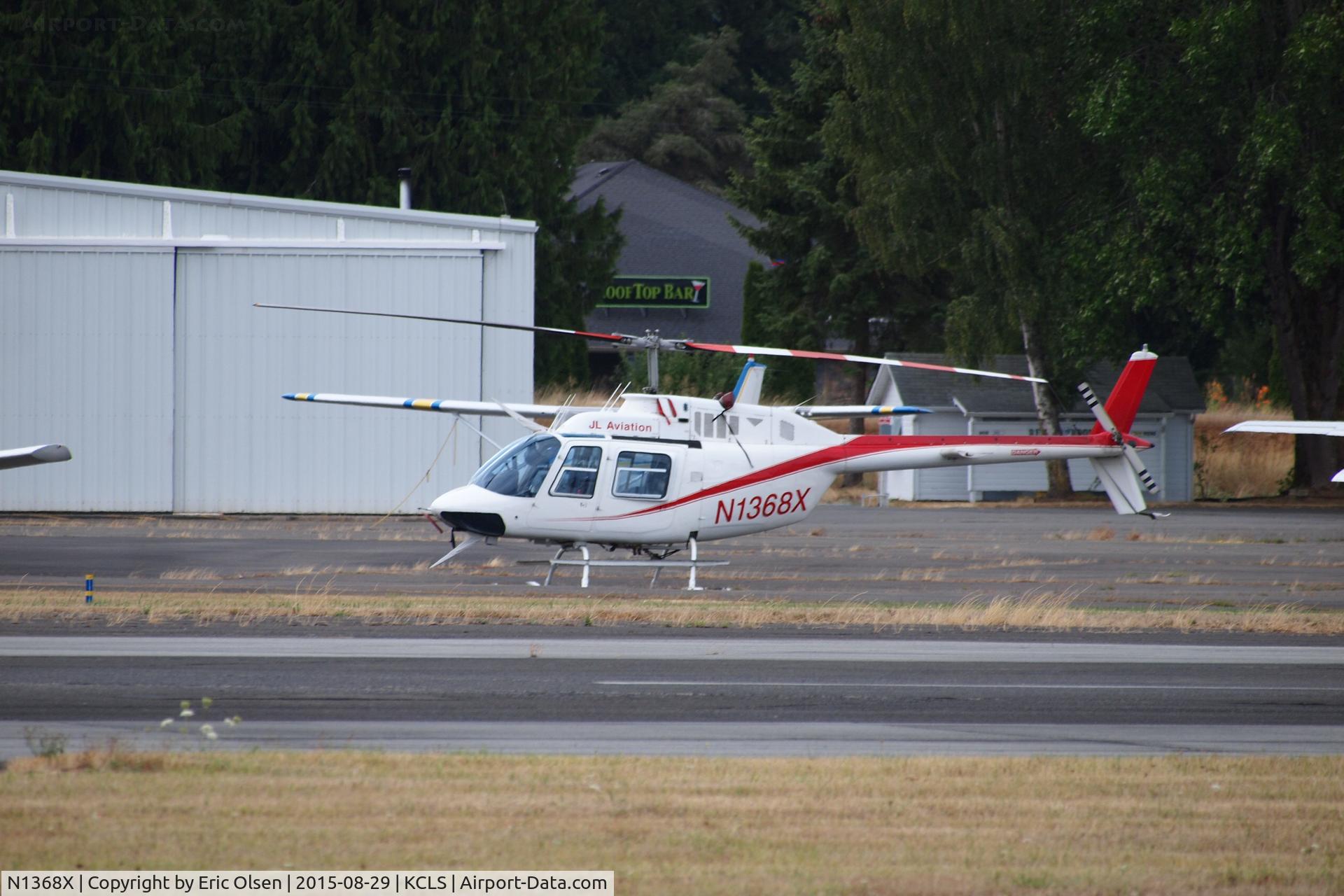 N1368X, 1967 Bell 206A JetRanger C/N 7, Bell 206A sitting peaceful at KCLS
