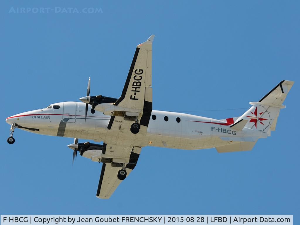 F-HBCG, 1993 Beech 1900D C/N UE-70, Chalair landing 23 from Brest