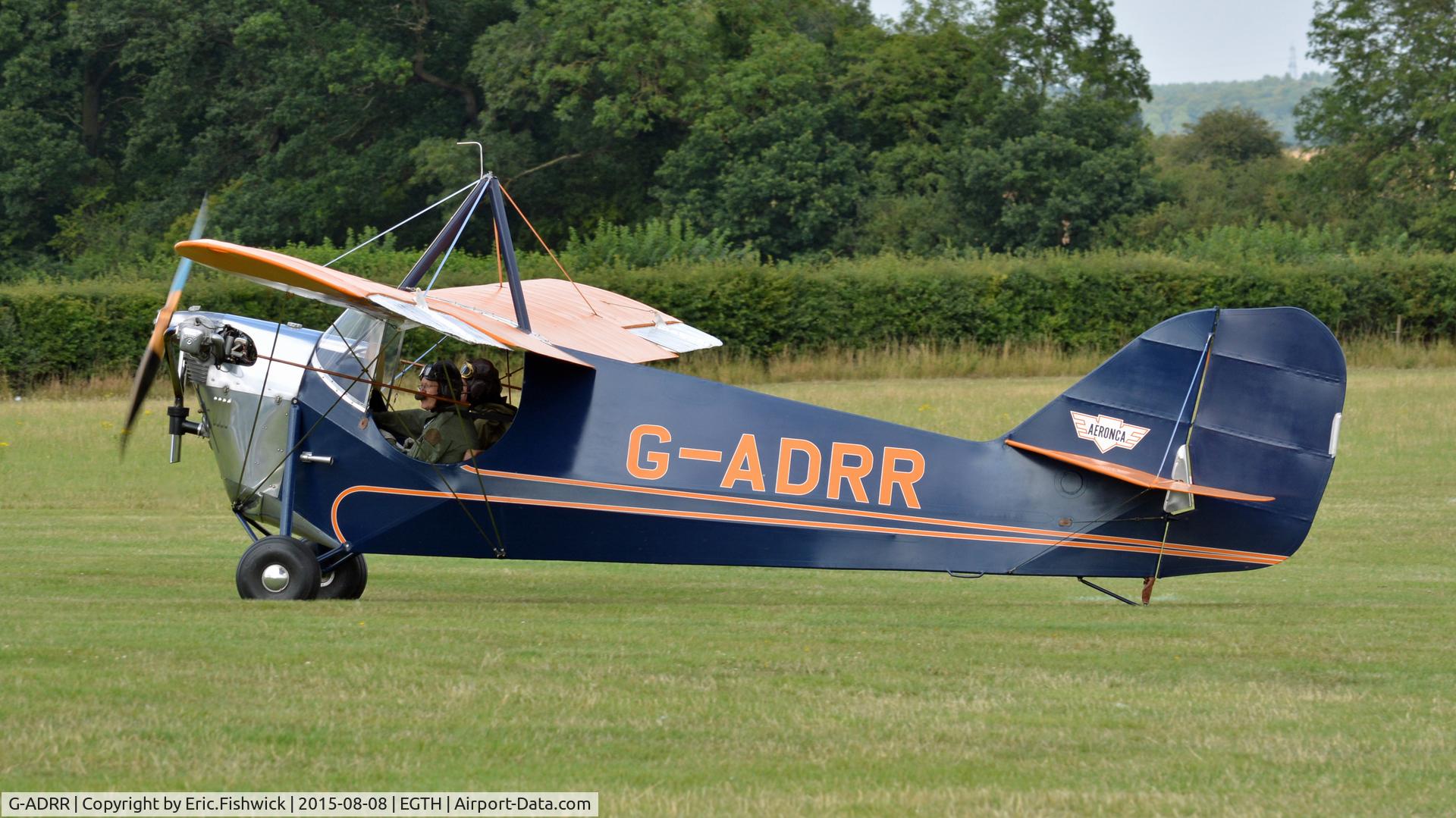 G-ADRR, 1936 Aeronca C-3 Collegian C/N A-734, 1. G-ADRR at The Shuttleworth Collection, Old Warden, Bedfordshire.