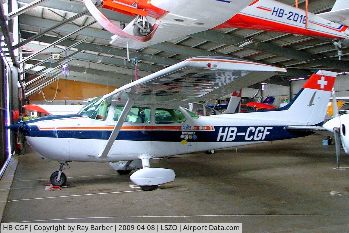 HB-CGF, 1980 Reims F172P C/N 2040, R/Cessna F.172P Skyhawk II [2040] Luzern/Beromunster~HB 08/04/2009