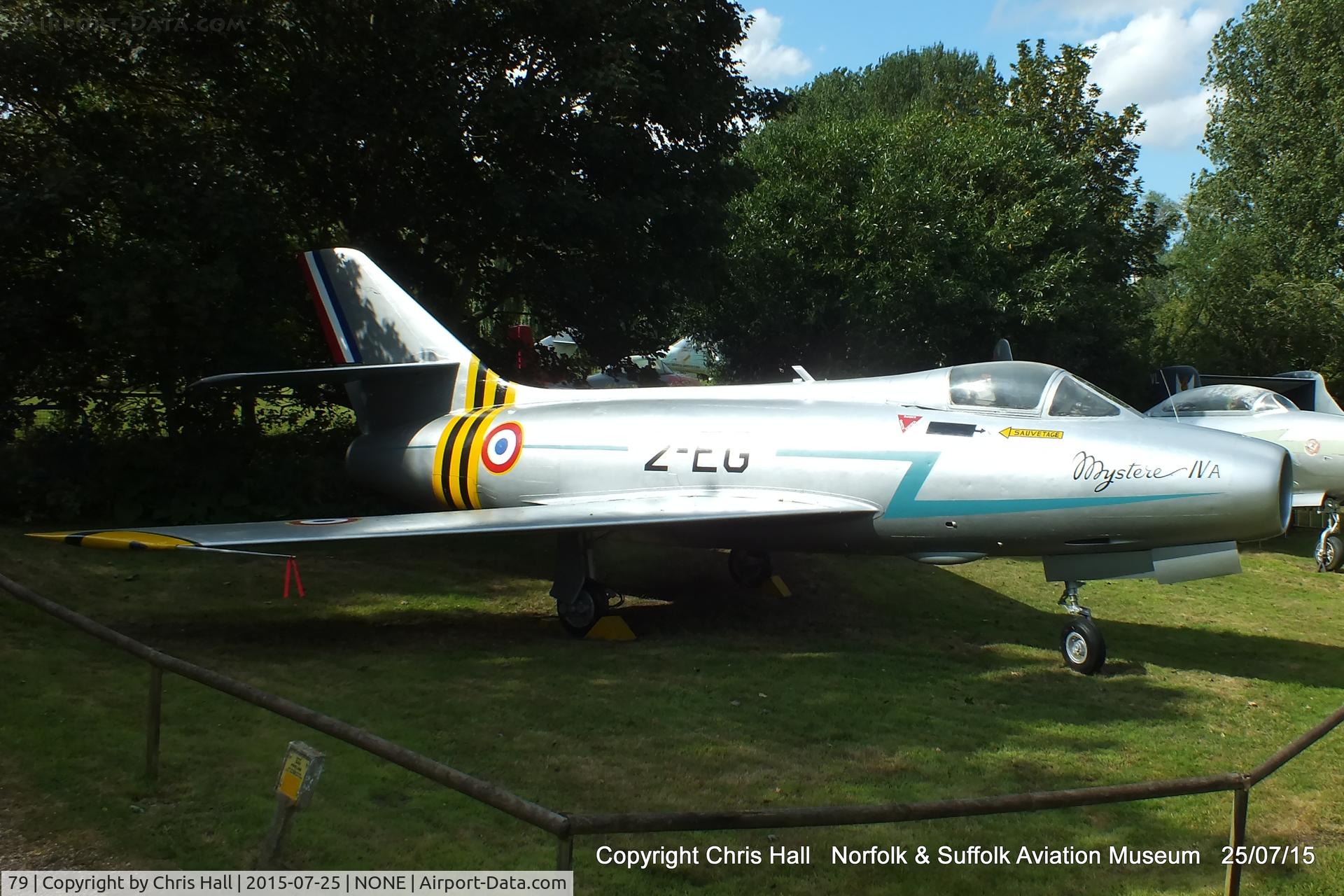 79, Dassault Mystere IVA C/N 79, Norfolk & Suffolk Aviation Museum