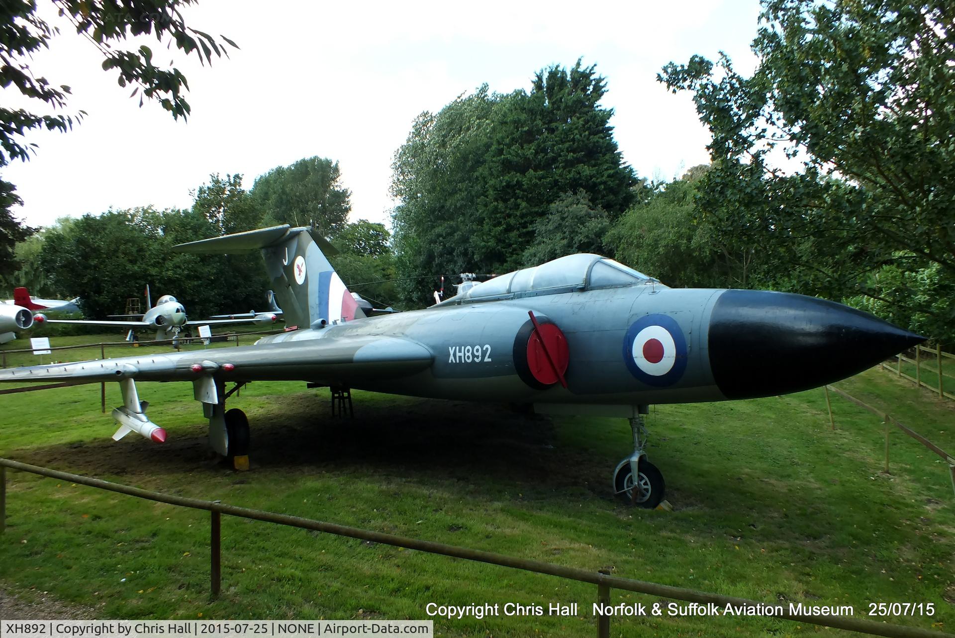 XH892, 1958 Gloster Javelin FAW.9R C/N 11329, Norfolk & Suffolk Aviation Museum