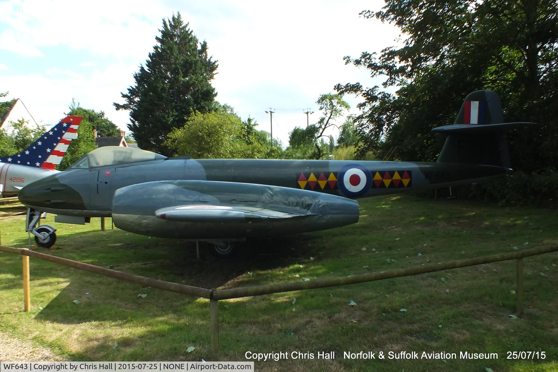 WF643, 1951 Gloster Meteor F.8 C/N Not found WF643, Norfolk & Suffolk Aviation Museum