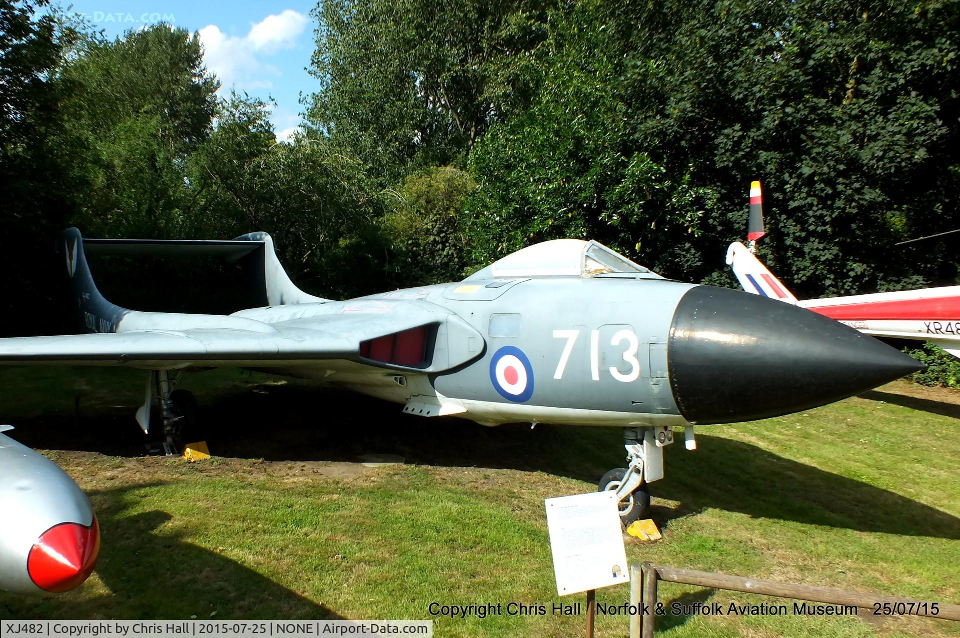 XJ482, 1958 De Havilland DH-110 Sea Vixen FAW.1 C/N 10009, Norfolk & Suffolk Aviation Museum