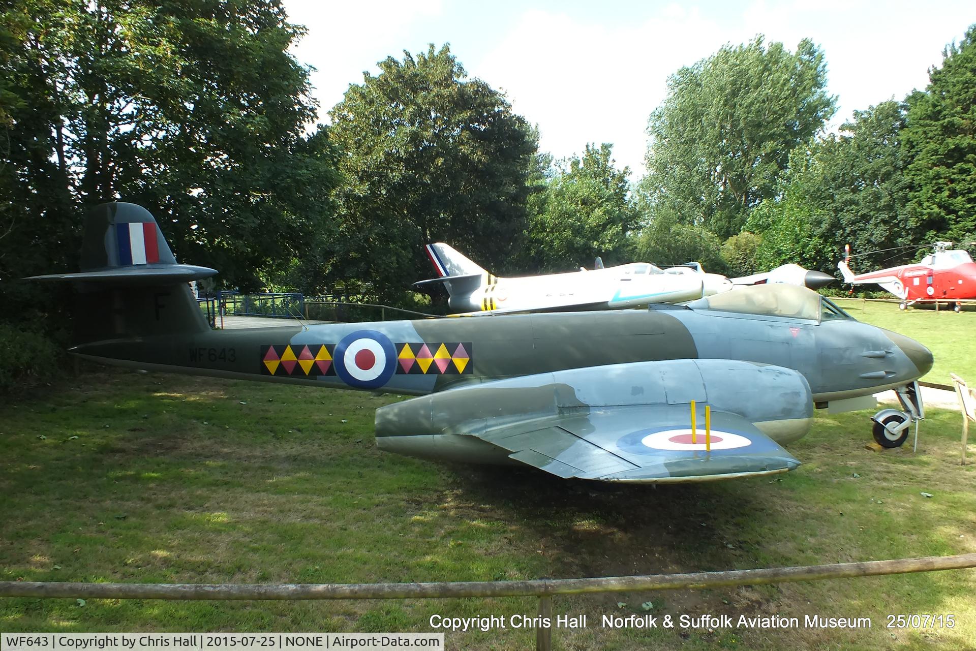WF643, 1951 Gloster Meteor F.8 C/N Not found WF643, Norfolk & Suffolk Aviation Museum