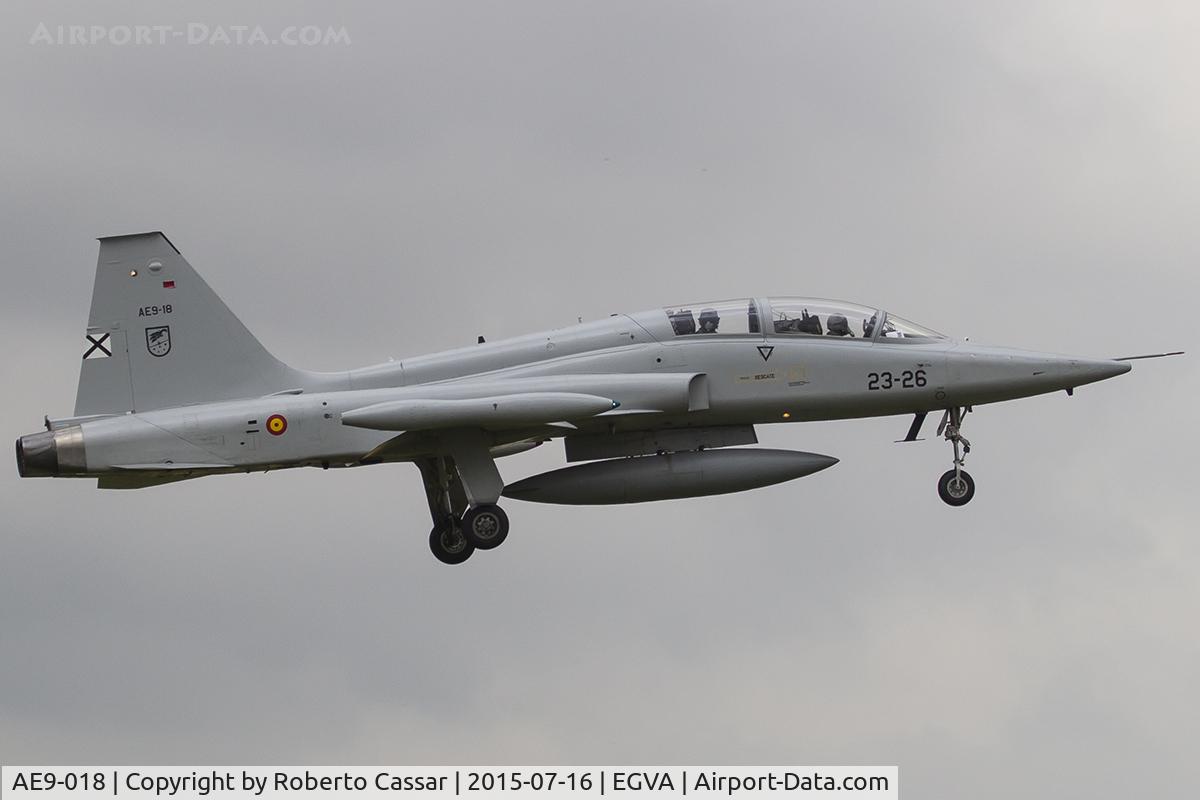 AE9-018, Northrop (CASA) SF-5B(M) Freedom Fighter C/N 2018, Fairford