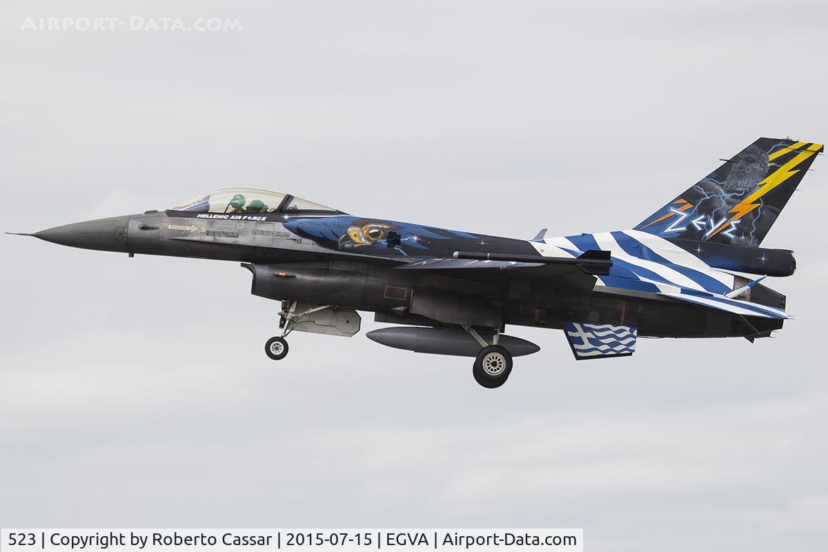 523, Lockheed Martin F-16CJ Fighting Falcon C/N XK-24, Fairford