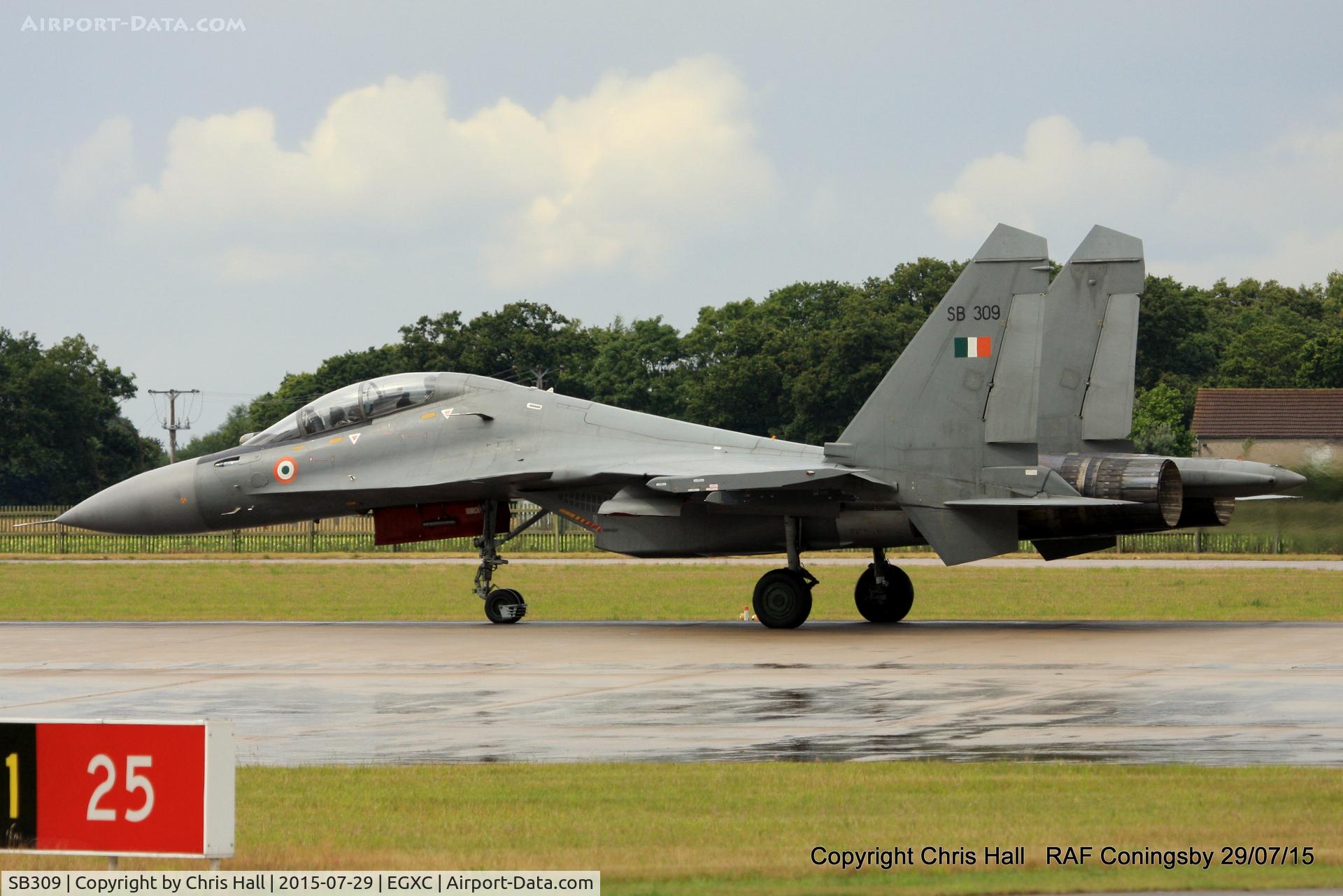 SB309, Sukhoi Su-30MKI C/N 30L275, 2 Sqn Indian Air Force taking part in Exercise Indradhanush
