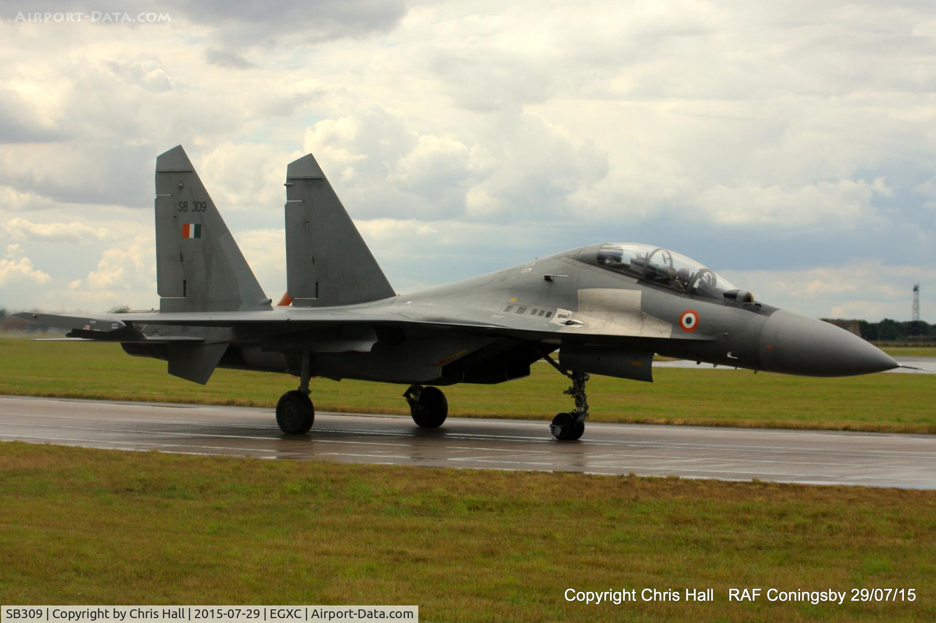 SB309, Sukhoi Su-30MKI C/N 30L275, 2 Sqn Indian Air Force taking part in Exercise Indradhanush
