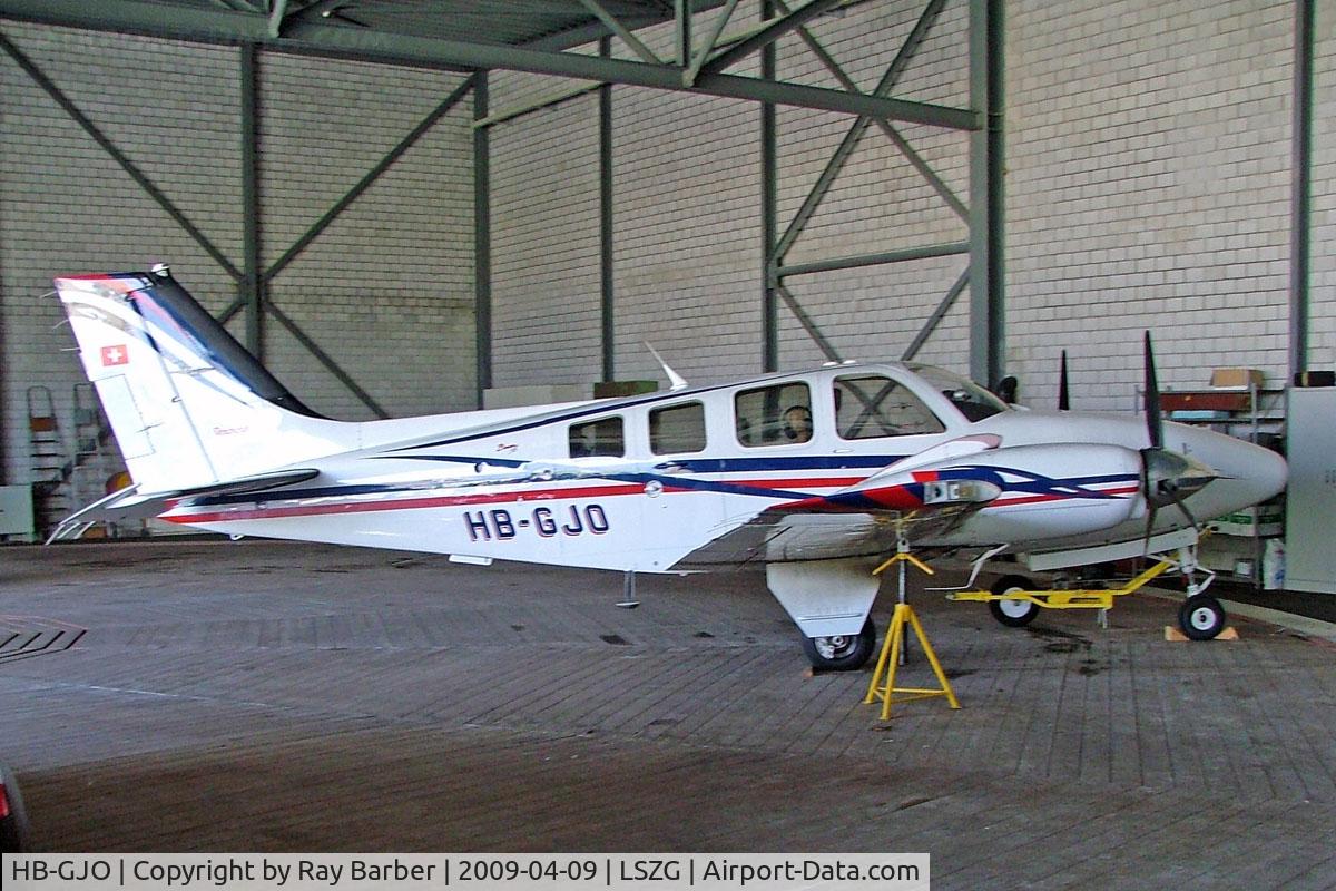 HB-GJO, 2001 Raytheon 58 Baron C/N TH-2001, Beech 58 Baron [TH-2001] Grenchen~HB 09/04/2009
