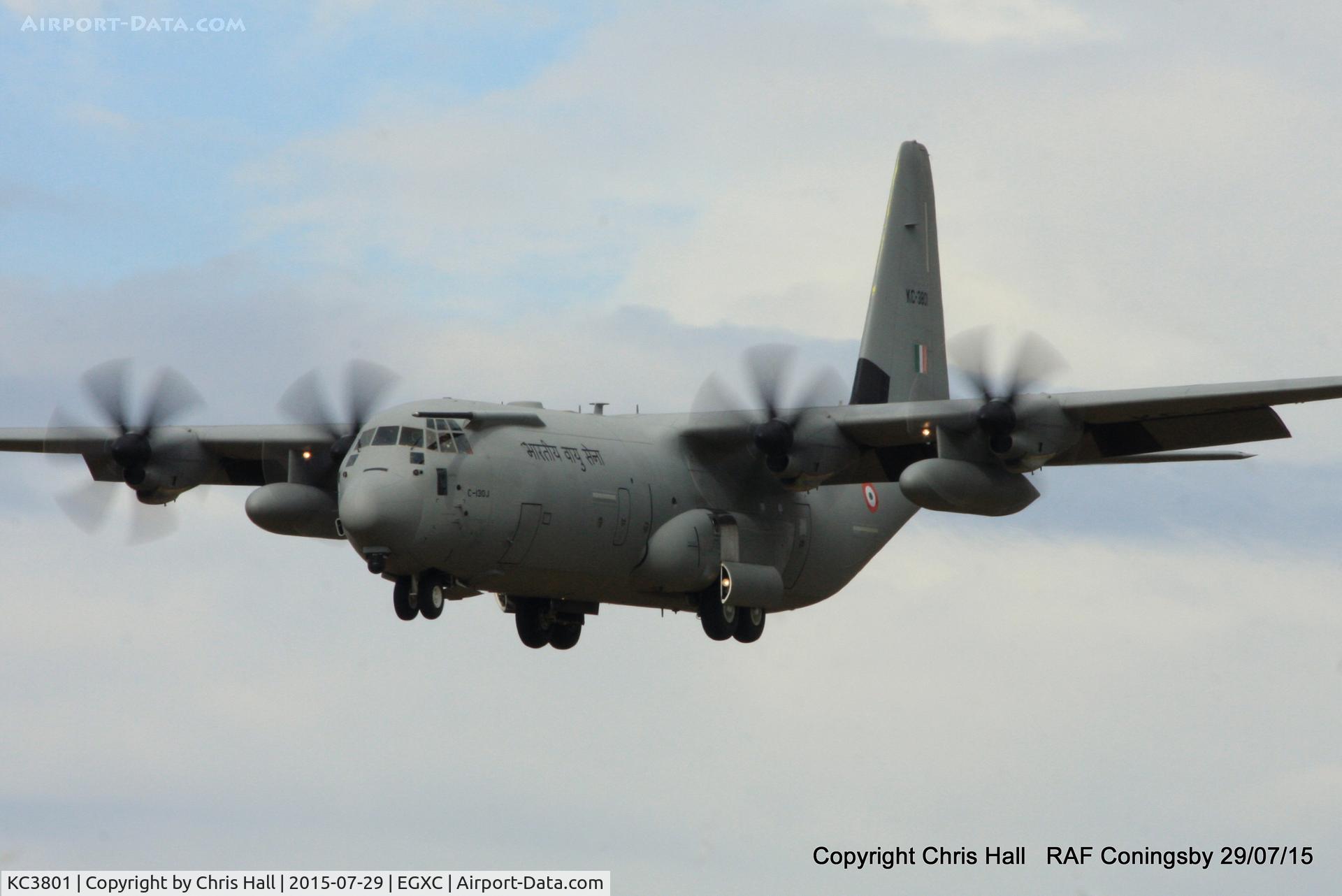 KC3801, 2010 Lockheed Martin C-130J-30 Super Hercules C/N 382-5638, 77 Sqn Indian Air Force taking part in Exercise Indradhanush