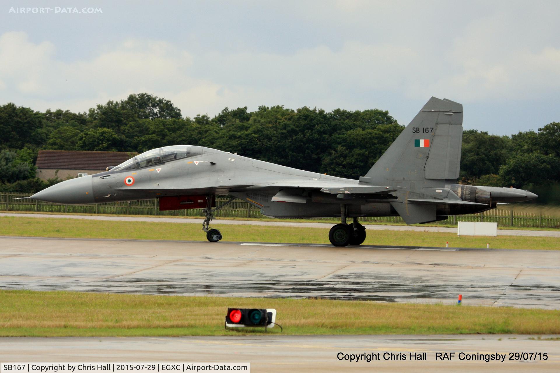 SB167, Sukhoi Su-30MKI C/N 30L273, 2 Sqn Indian Air Force taking part in Exercise Indradhanush