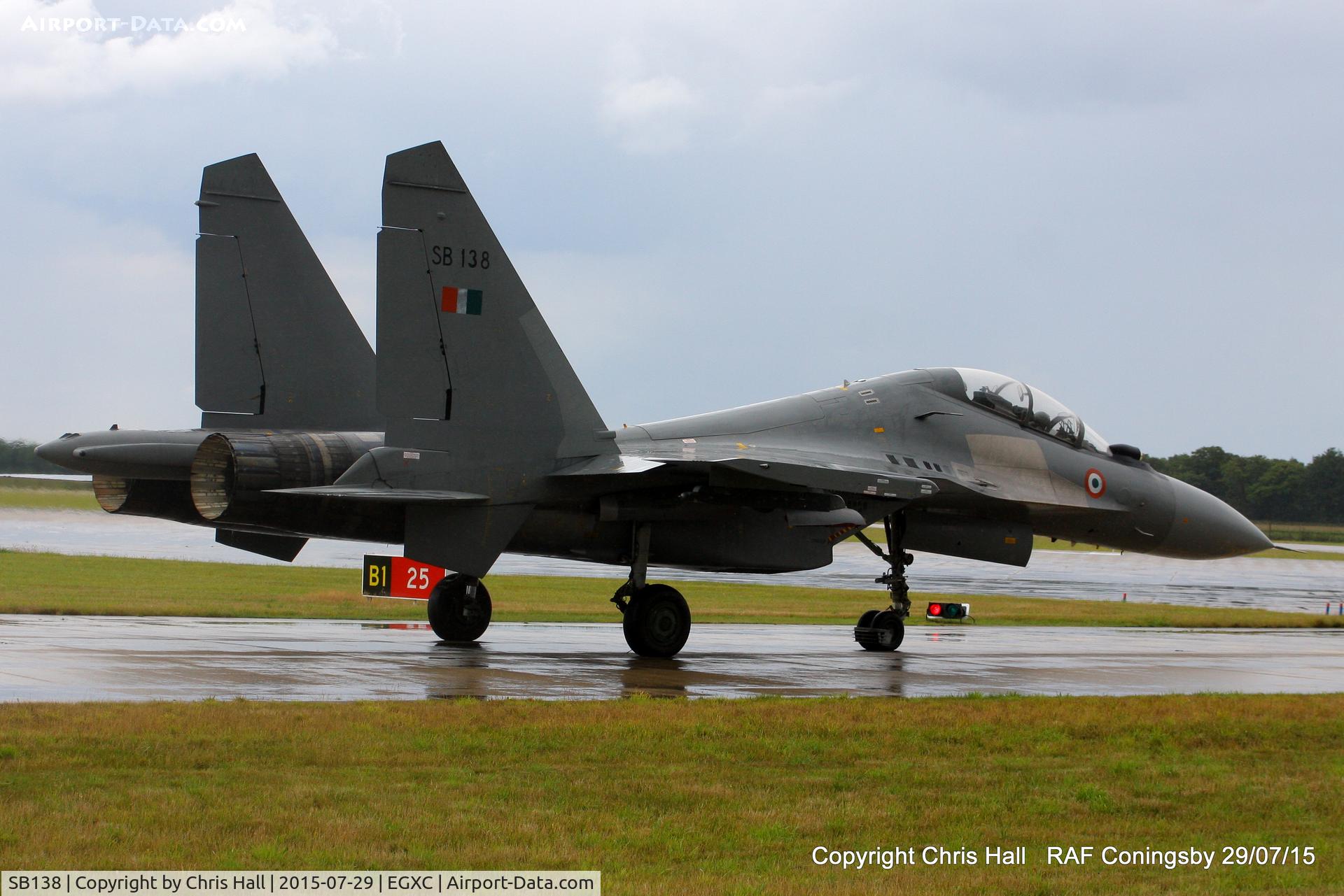 SB138, Sukhoi Su-30MKI C/N 30L240, 2 Sqn Indian Air Force taking part in Exercise Indradhanush