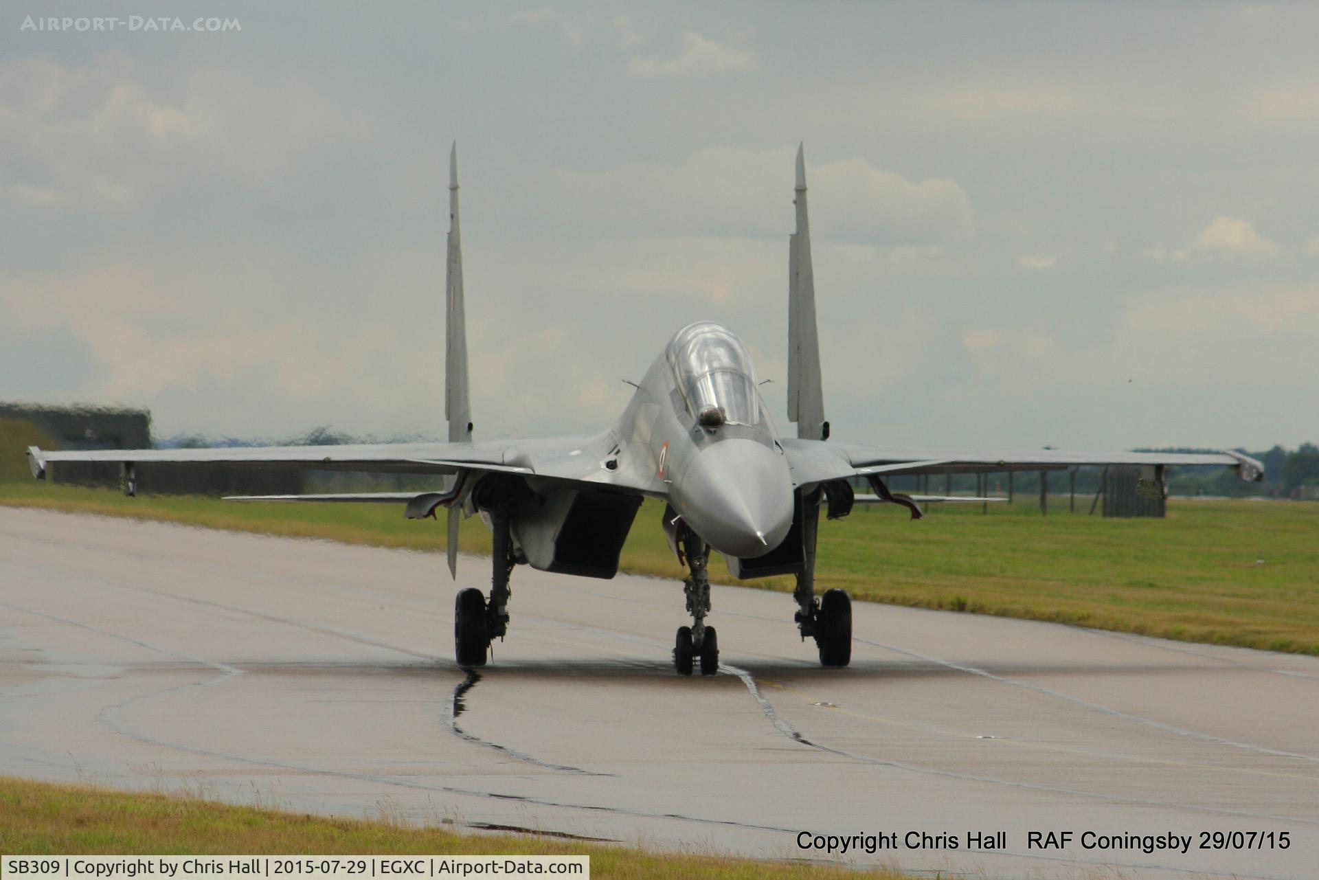 SB309, Sukhoi Su-30MKI C/N 30L275, 2 Sqn Indian Air Force taking part in Exercise Indradhanush