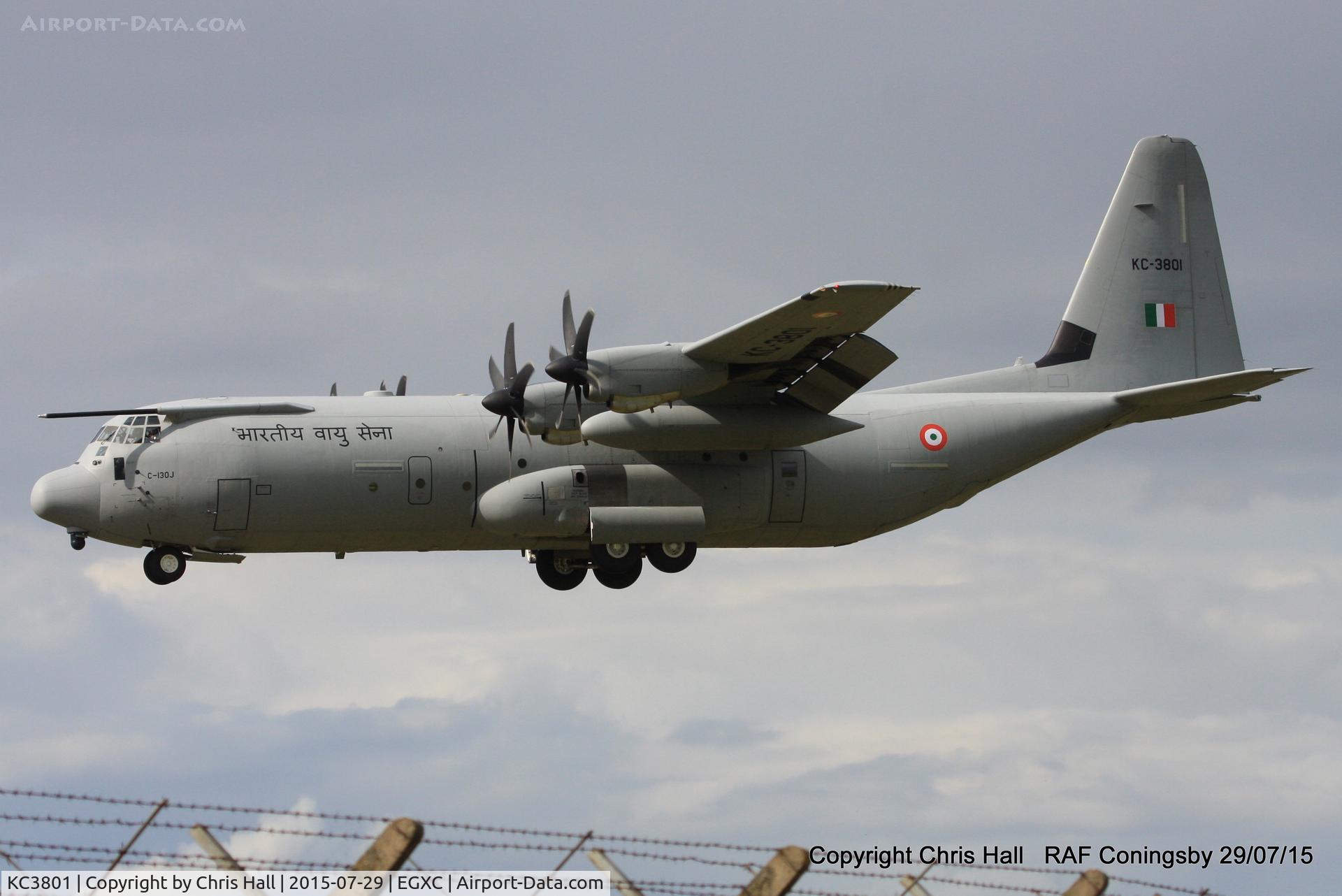 KC3801, 2010 Lockheed Martin C-130J-30 Super Hercules C/N 382-5638, 77 Sqn Indian Air Force taking part in Exercise Indradhanush