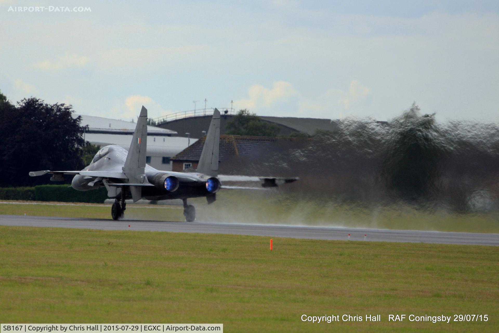 SB167, Sukhoi Su-30MKI C/N 30L273, 2 Sqn Indian Air Force taking part in Exercise Indradhanush
