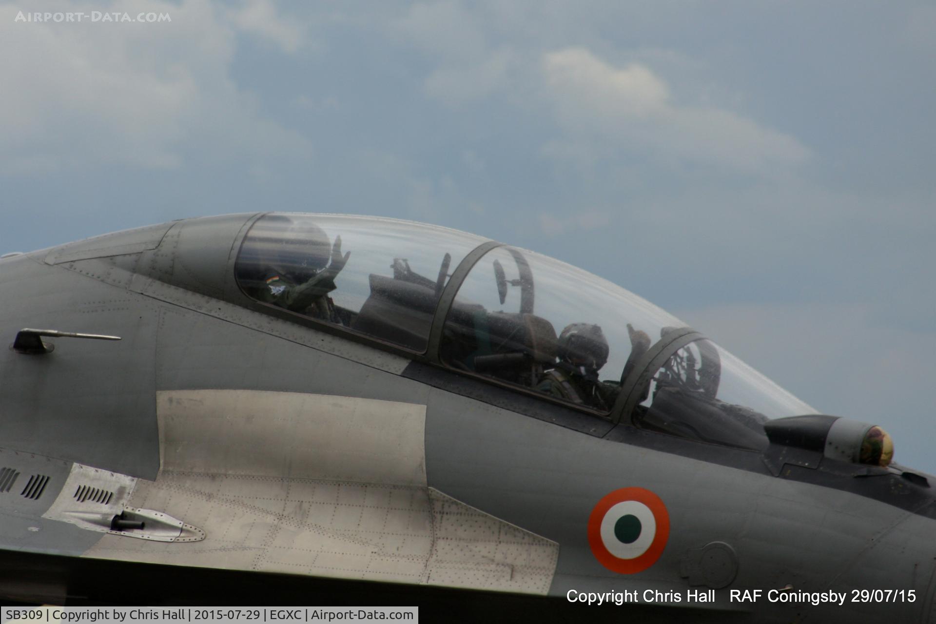 SB309, Sukhoi Su-30MKI C/N 30L275, 2 Sqn Indian Air Force taking part in Exercise Indradhanush