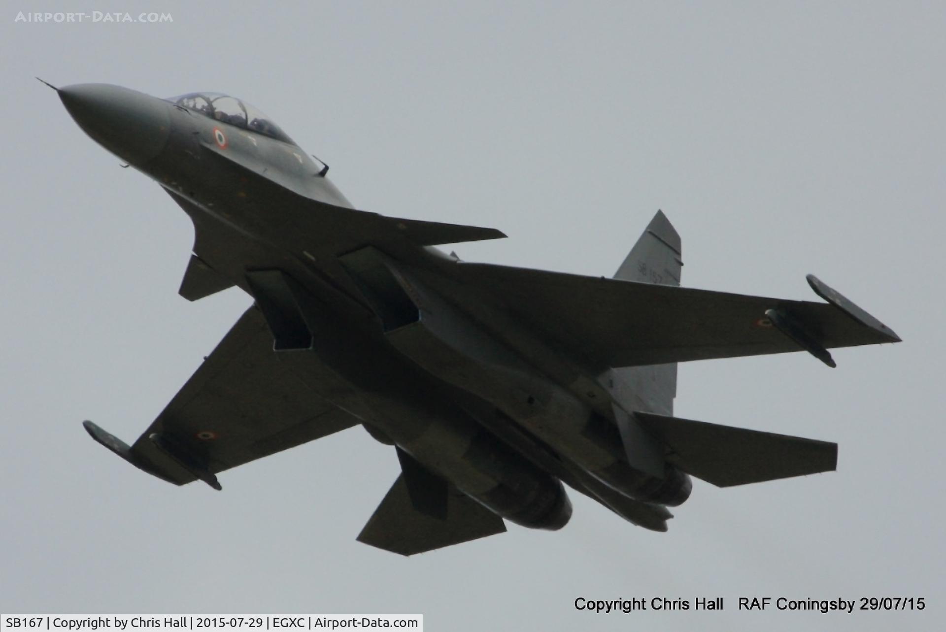 SB167, Sukhoi Su-30MKI C/N 30L273, 2 Sqn Indian Air Force taking part in Exercise Indradhanush