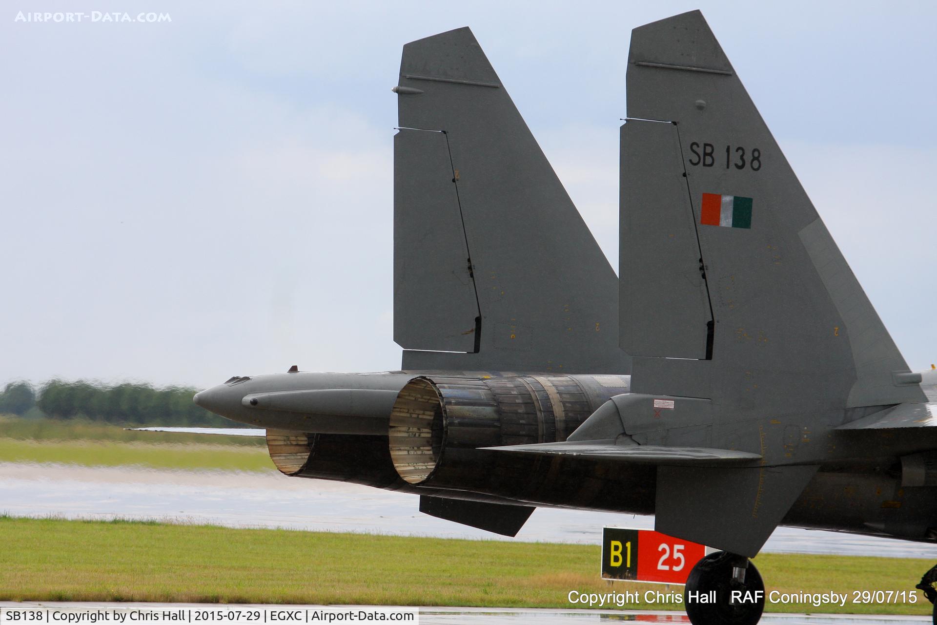 SB138, Sukhoi Su-30MKI C/N 30L240, 2 Sqn Indian Air Force taking part in Exercise Indradhanush