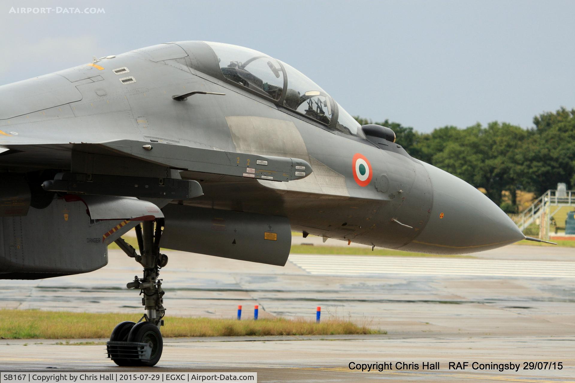 SB167, Sukhoi Su-30MKI C/N 30L273, 2 Sqn Indian Air Force taking part in Exercise Indradhanush