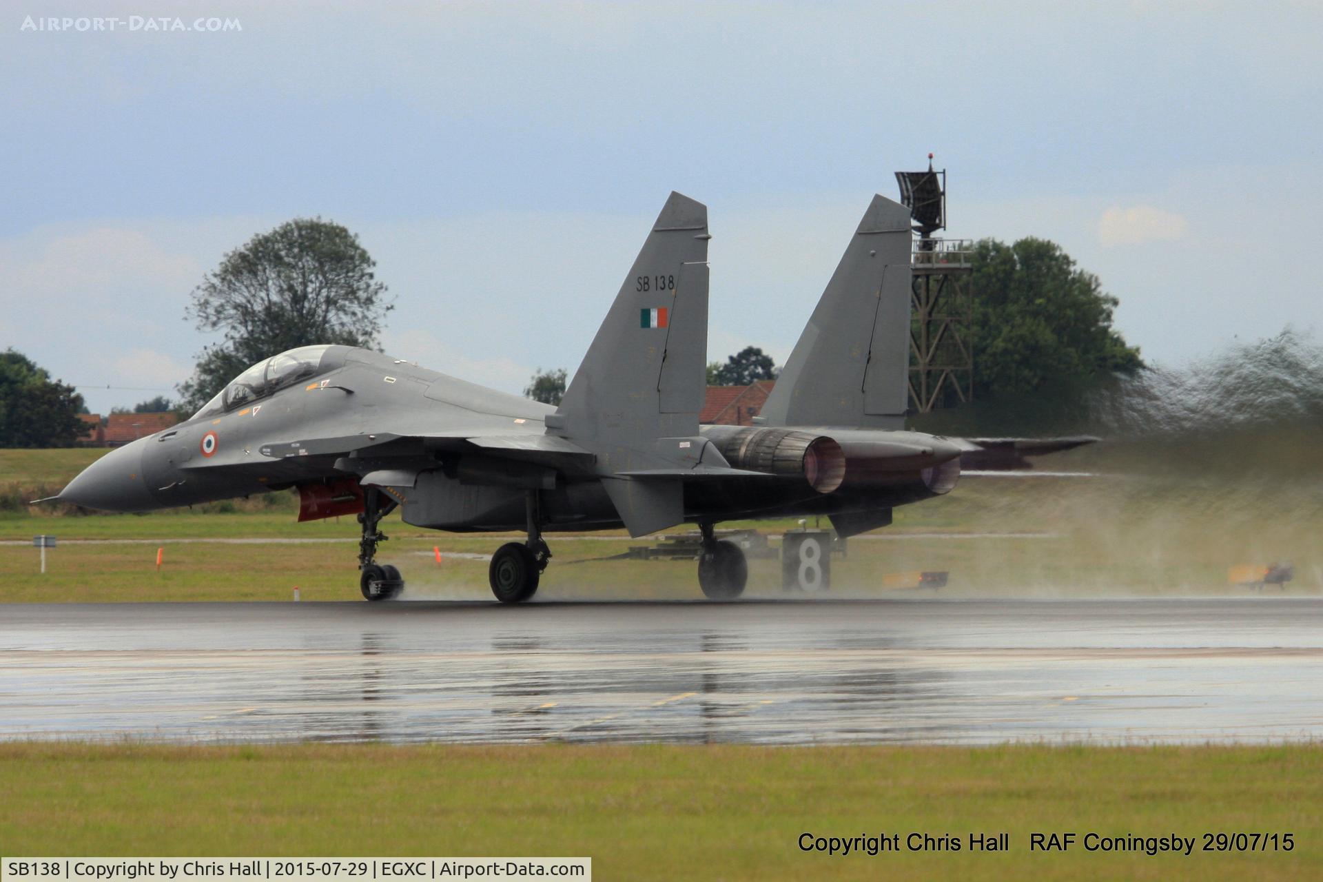 SB138, Sukhoi Su-30MKI C/N 30L240, 2 Sqn Indian Air Force taking part in Exercise Indradhanush