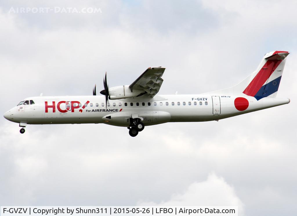 F-GVZV, 2002 ATR 72-212A C/N 686, Landing rwy 32L