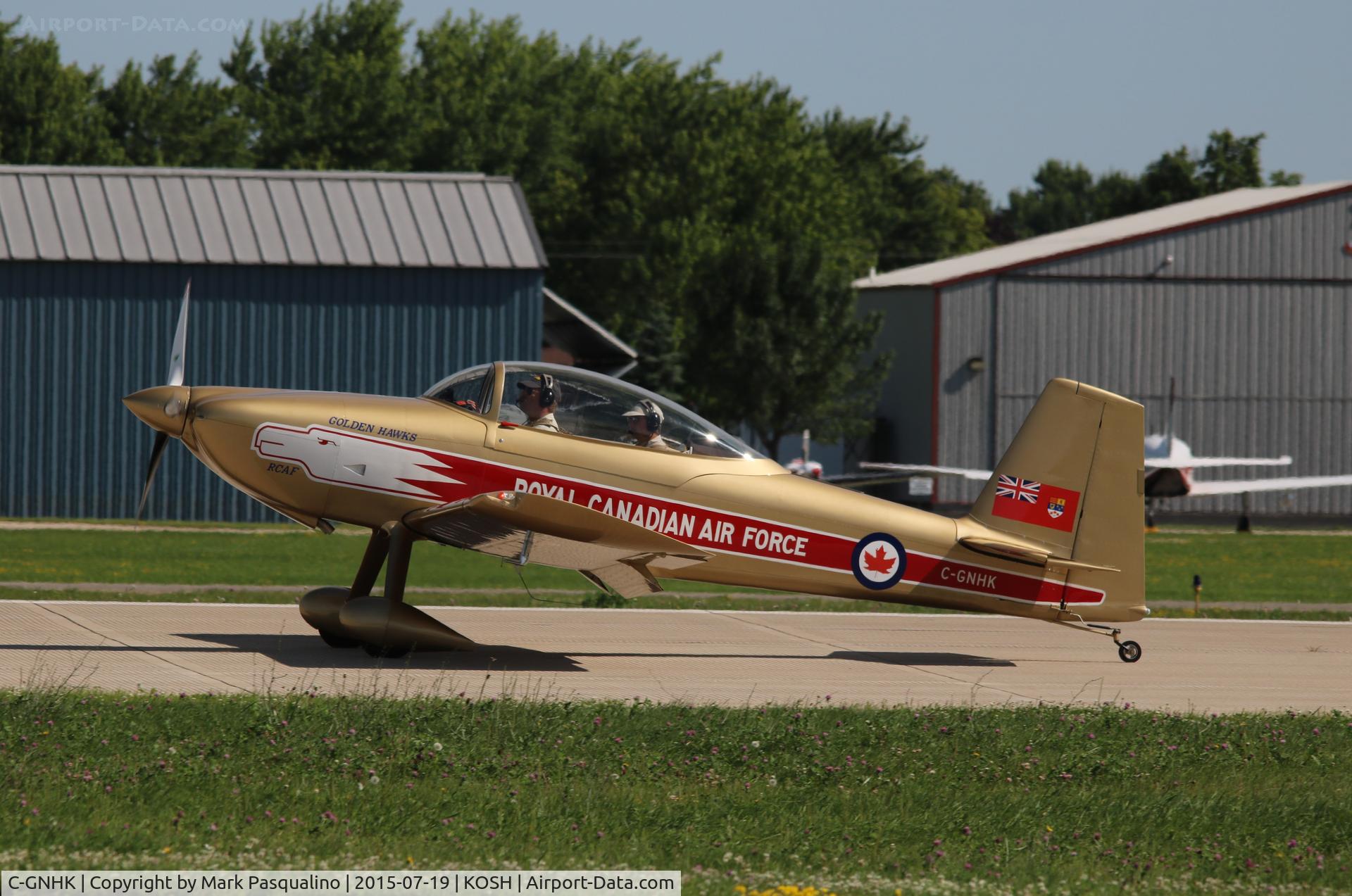 C-GNHK, 2008 Vans RV-8 C/N 80427, Vans RV-8