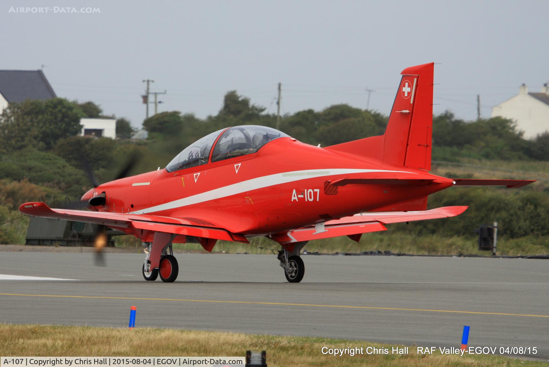 A-107, 2012 Pilatus PC-21 C/N 153, Swiss Air Force