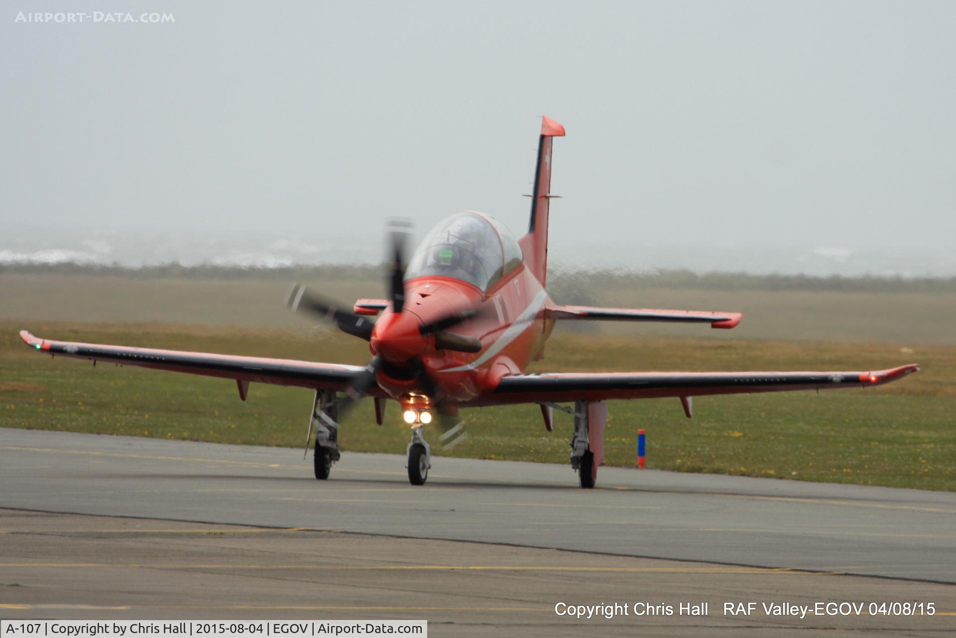 A-107, 2012 Pilatus PC-21 C/N 153, Swiss Air Force