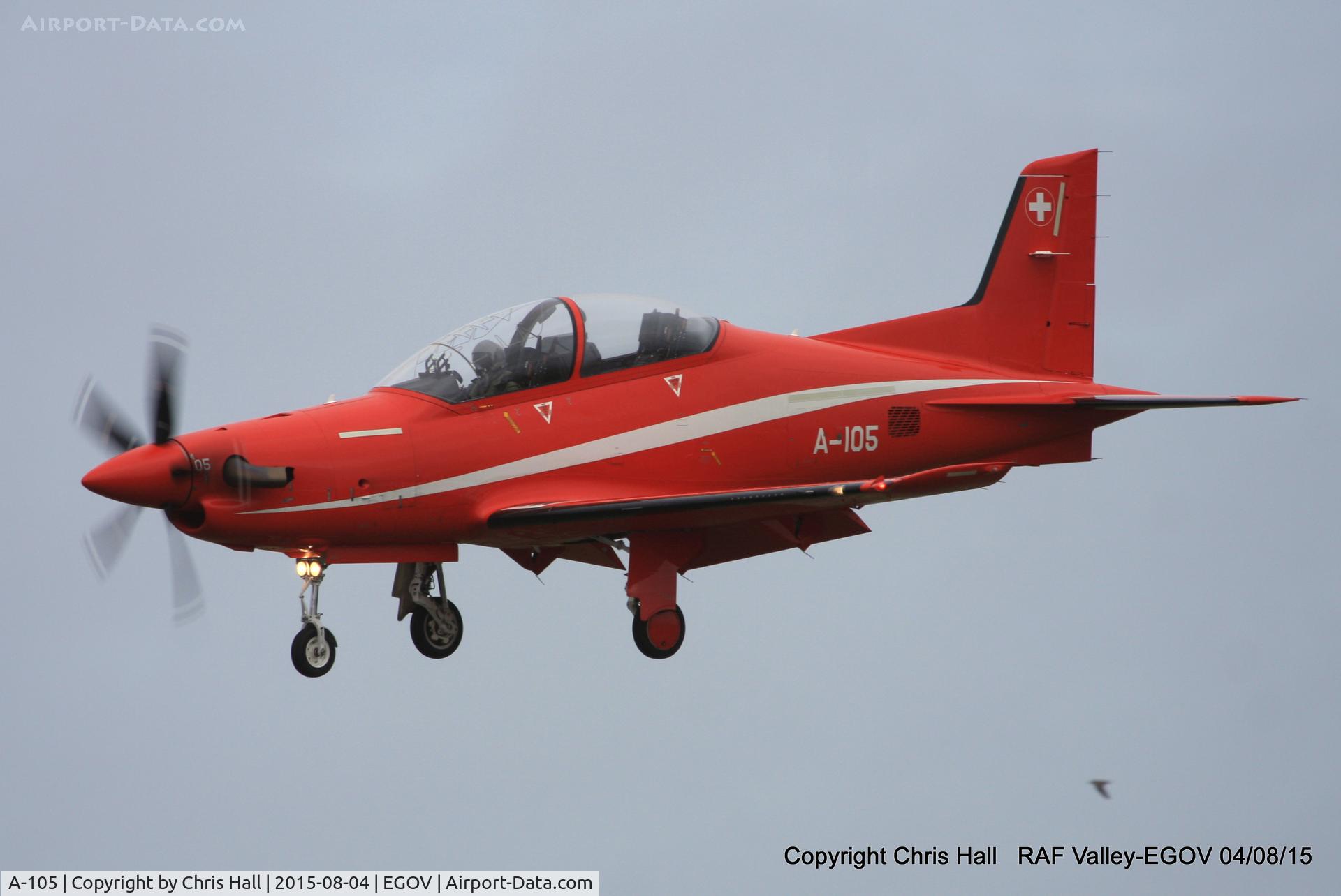 A-105, 2008 Pilatus PC-21 C/N 107, Swiss Air Force