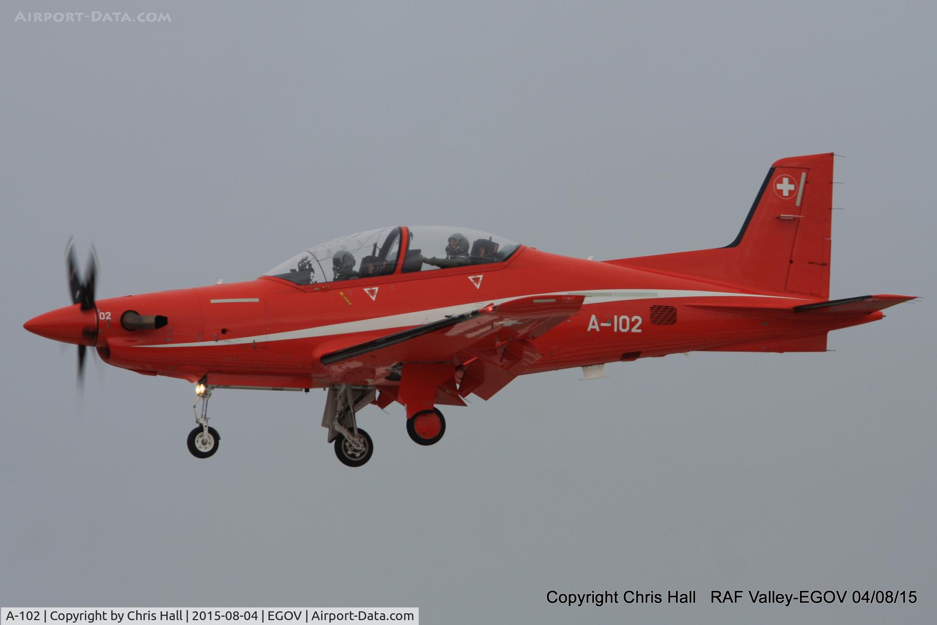 A-102, 2007 Pilatus PC-21 C/N 104, Swiss Air Force