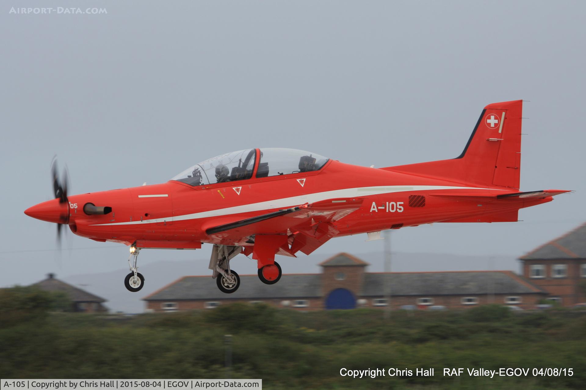 A-105, 2008 Pilatus PC-21 C/N 107, Swiss Air Force