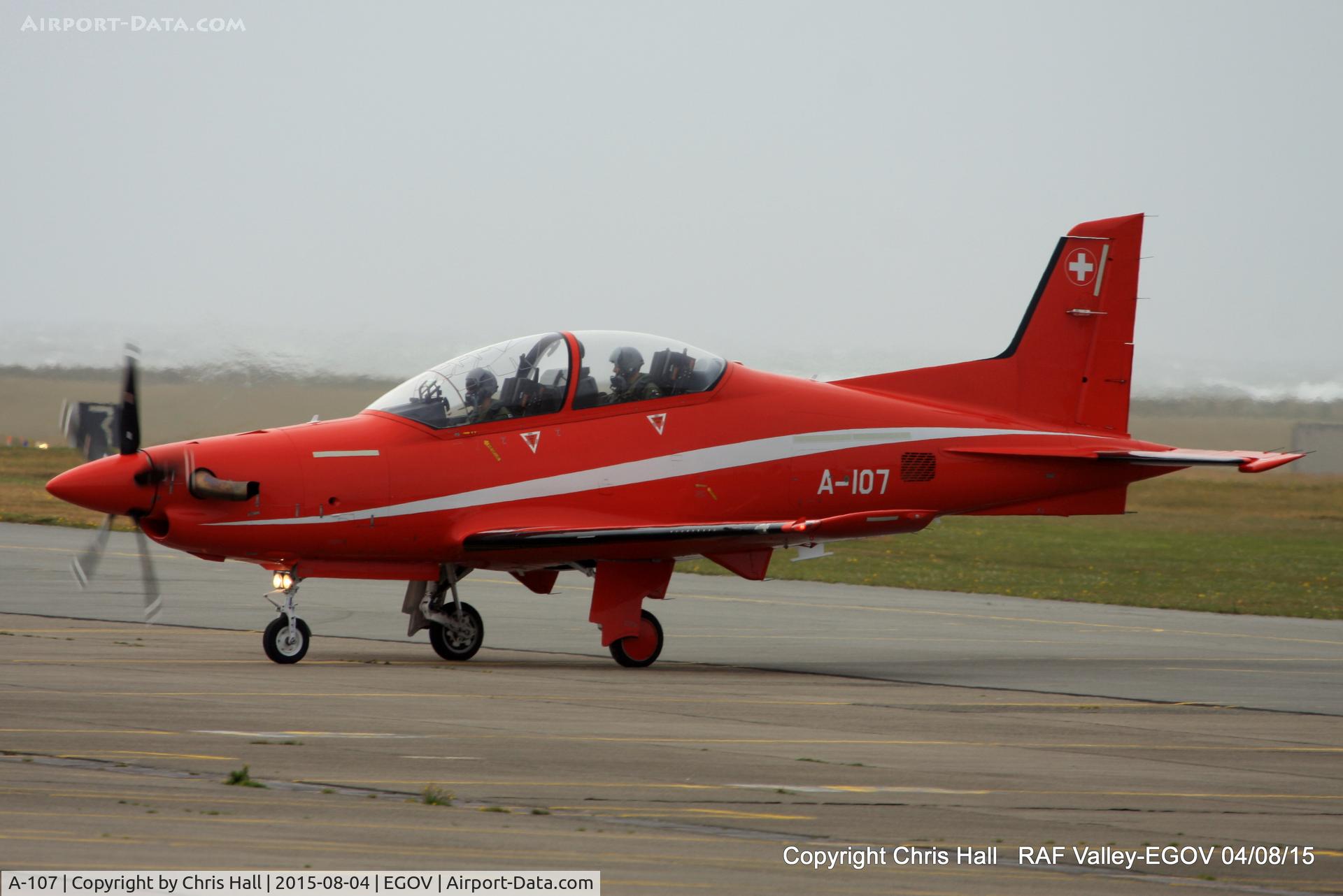 A-107, 2012 Pilatus PC-21 C/N 153, Swiss Air Force