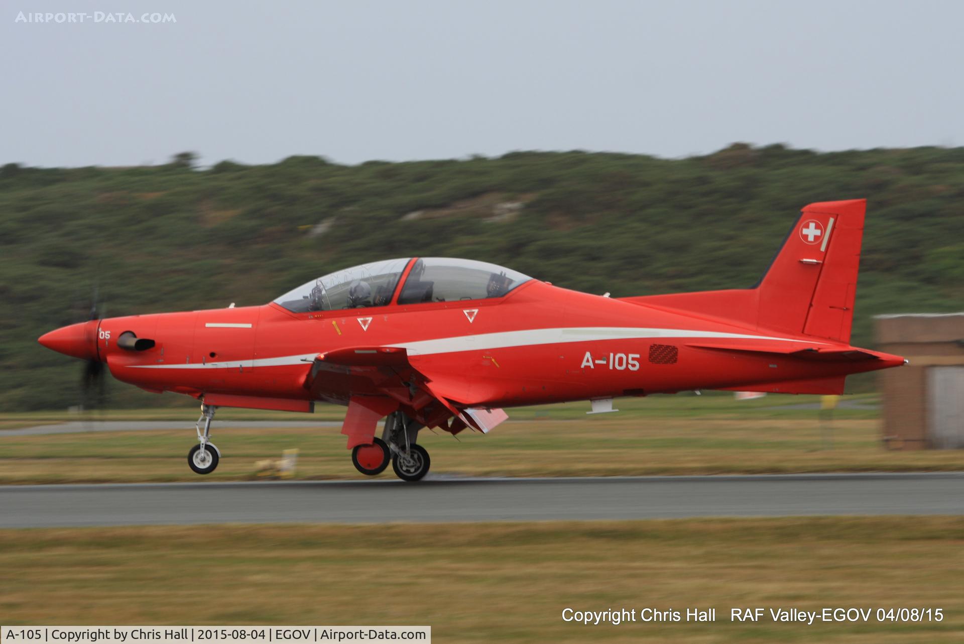 A-105, 2008 Pilatus PC-21 C/N 107, Swiss Air Force