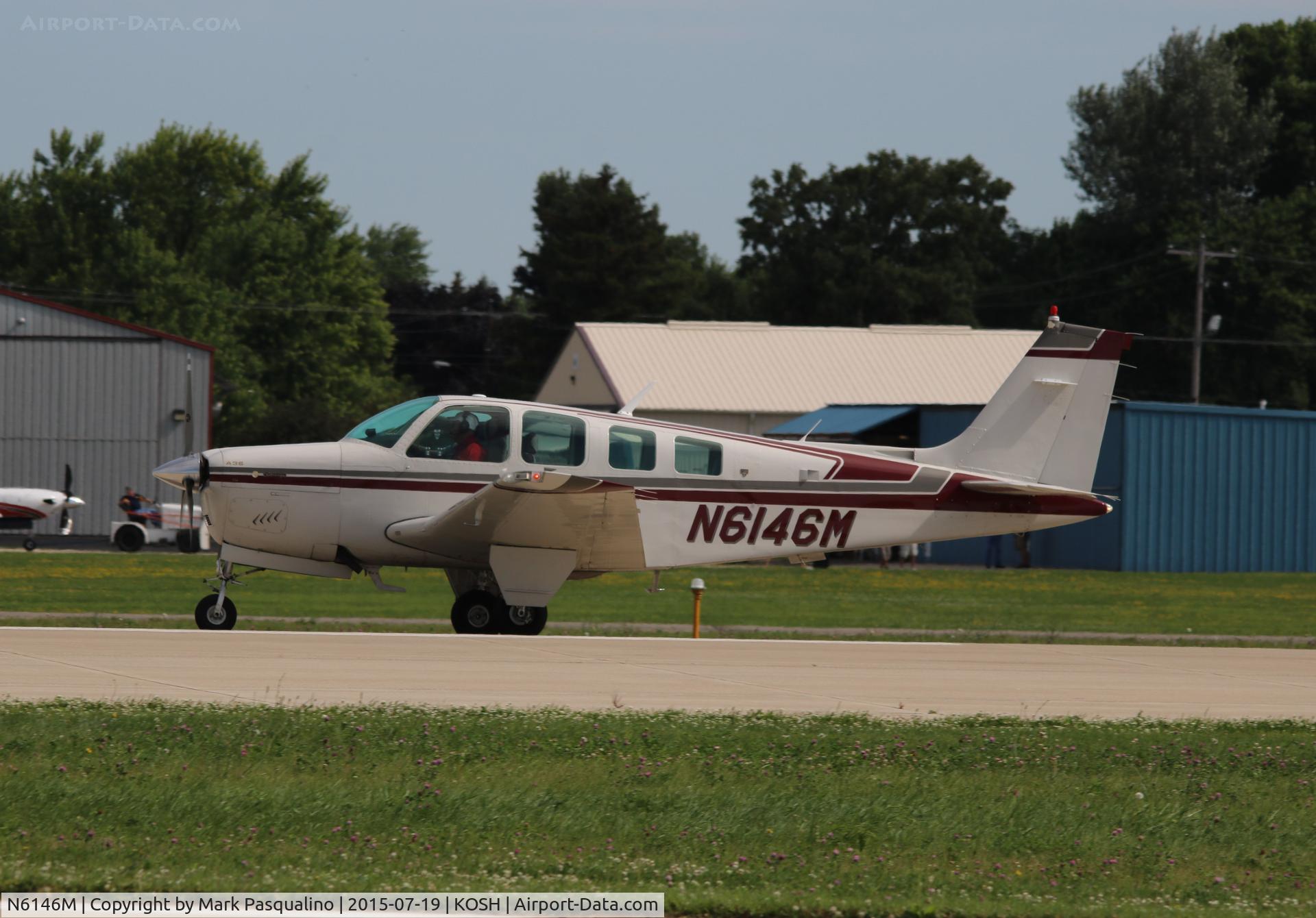 N6146M, 1981 Beech A36 Bonanza 36 C/N E-1959, Beech A36