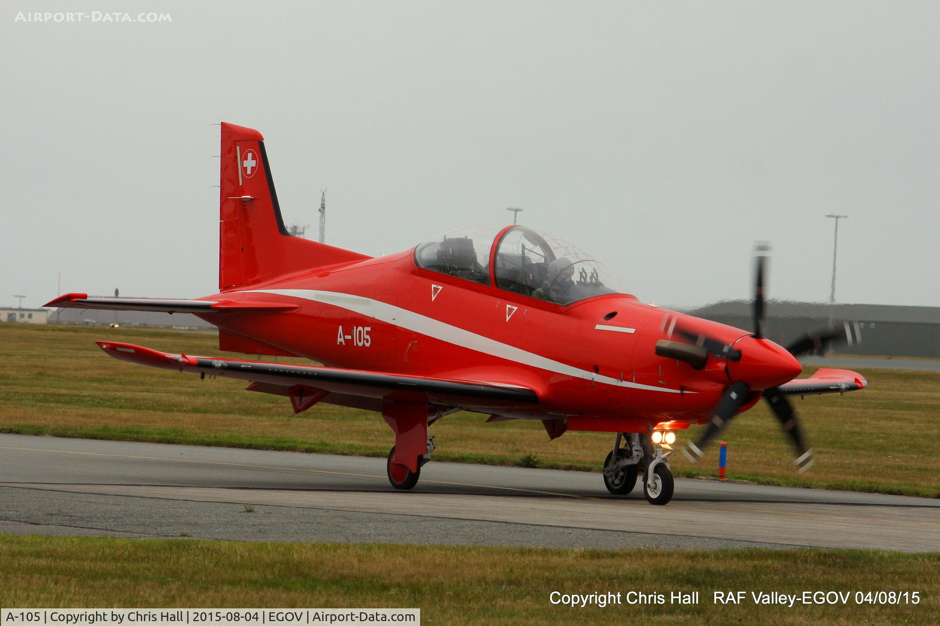 A-105, 2008 Pilatus PC-21 C/N 107, Swiss Air Force
