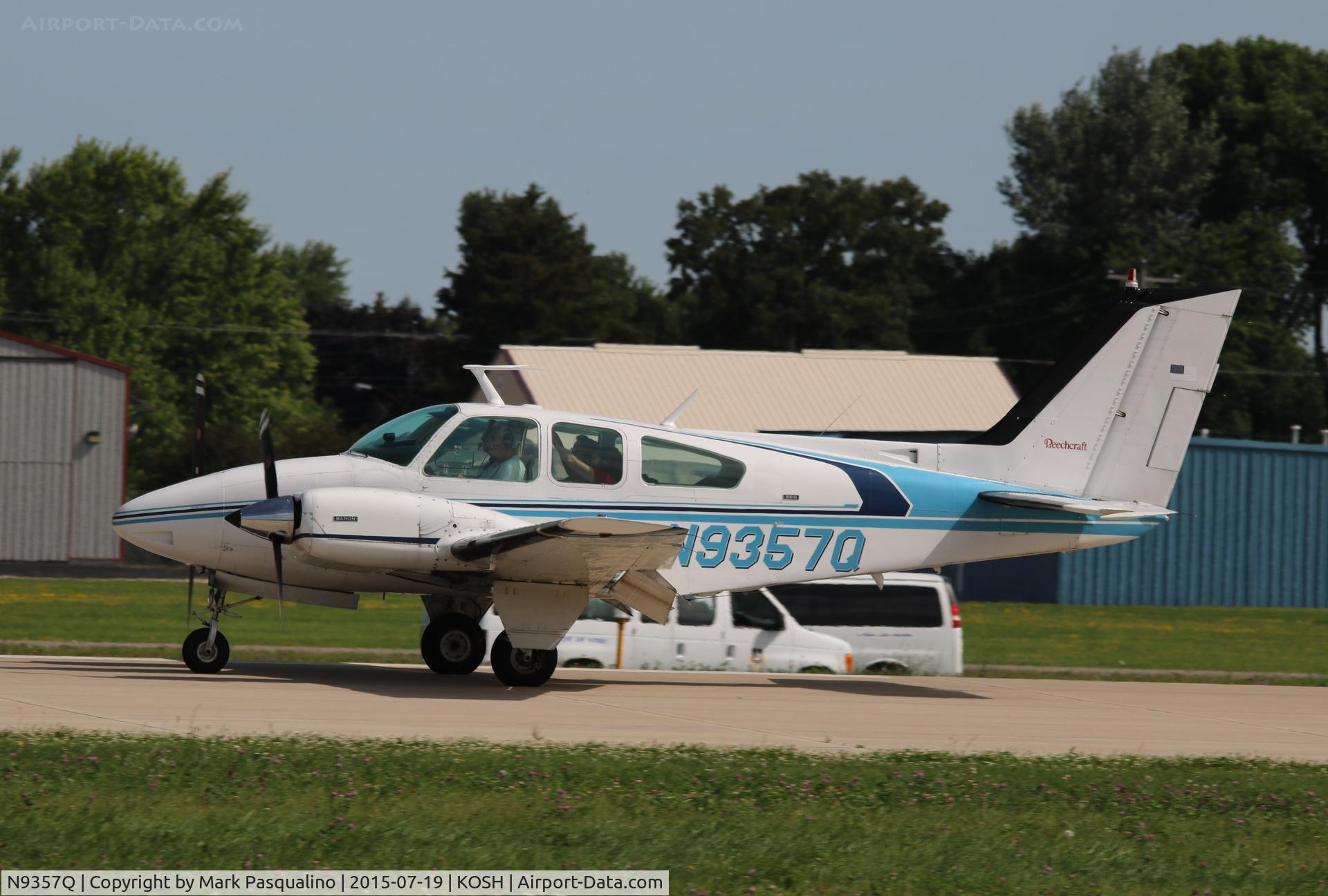 N9357Q, 1971 Beech 95-B55 (T42A) Baron C/N TC-1416, Beech B55