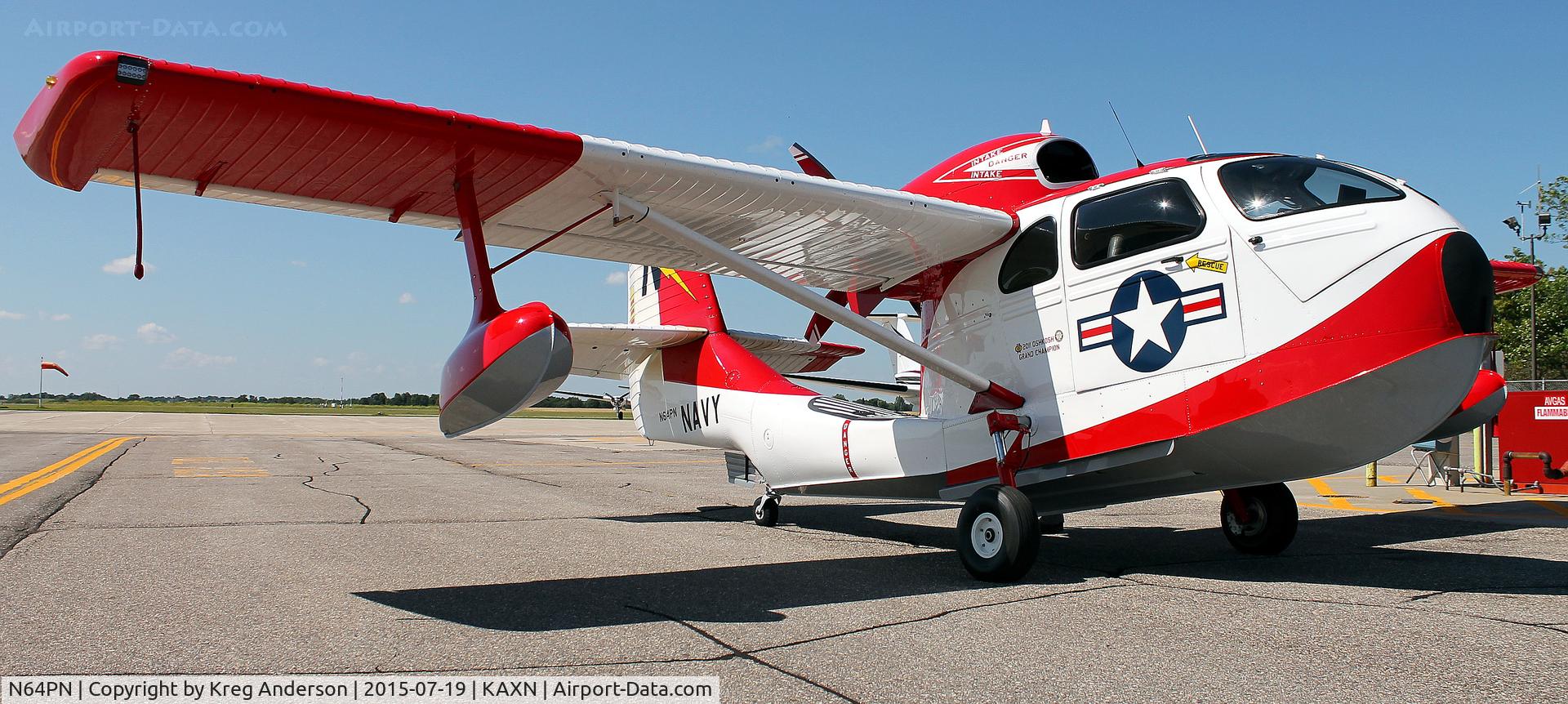 N64PN, 2008 Republic RC-3 Seabee C/N 749, Republic RC-3 Seabee on the ramp.