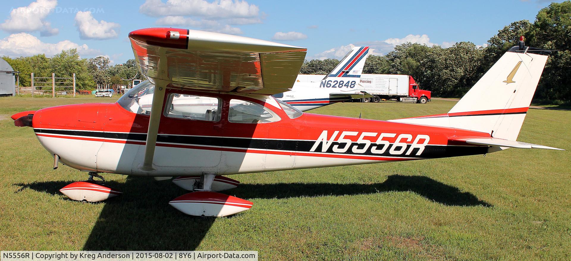 N5556R, 1965 Cessna 172F C/N 17253145, Cessna 172F Skyhawk in Clear Lake, MN.