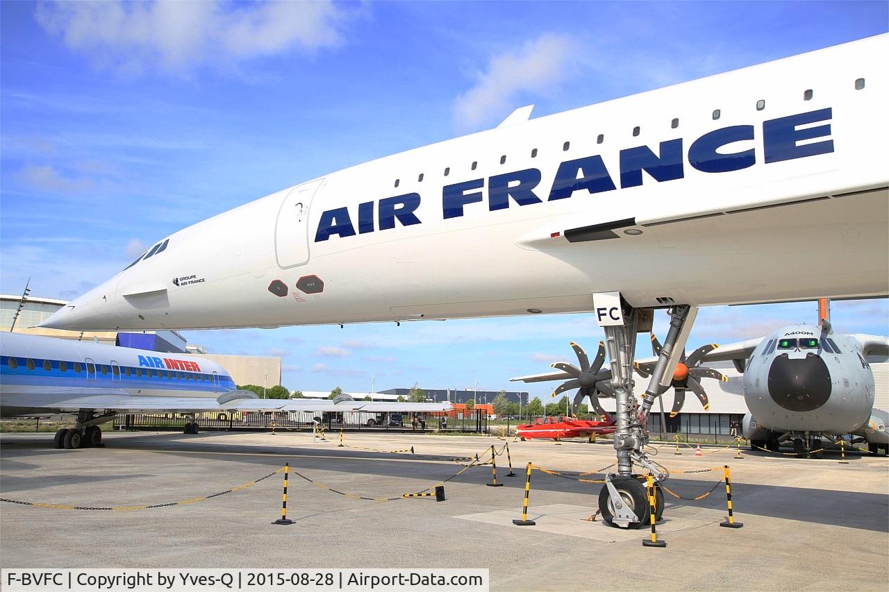 F-BVFC, 1976 Aerospatiale-BAC Concorde 101 C/N 9, Aerospatiale-BAC Concorde 101, preserved at Aeroscopia museum, Toulouse-Blagnac