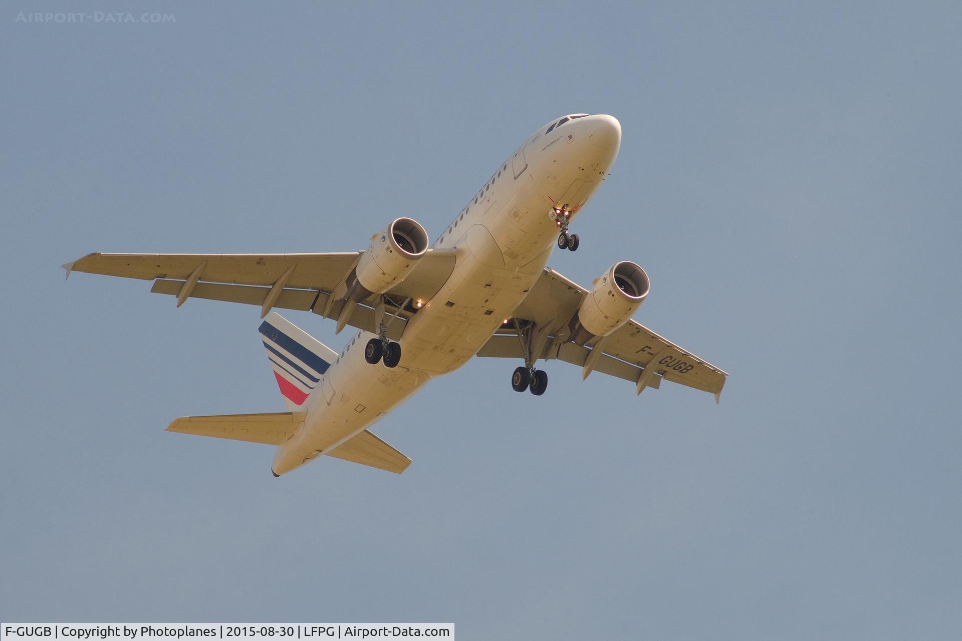 F-GUGB, 2003 Airbus A318-111 C/N 2059, Landing to CDG