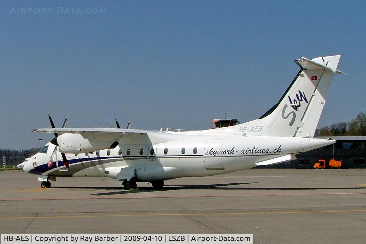 HB-AES, 1995 Dornier 328-110 C/N 3021, Dornier Do.328-110 [3021] (Skywork Airlines) Bern-Belp~HB 10/04/2009