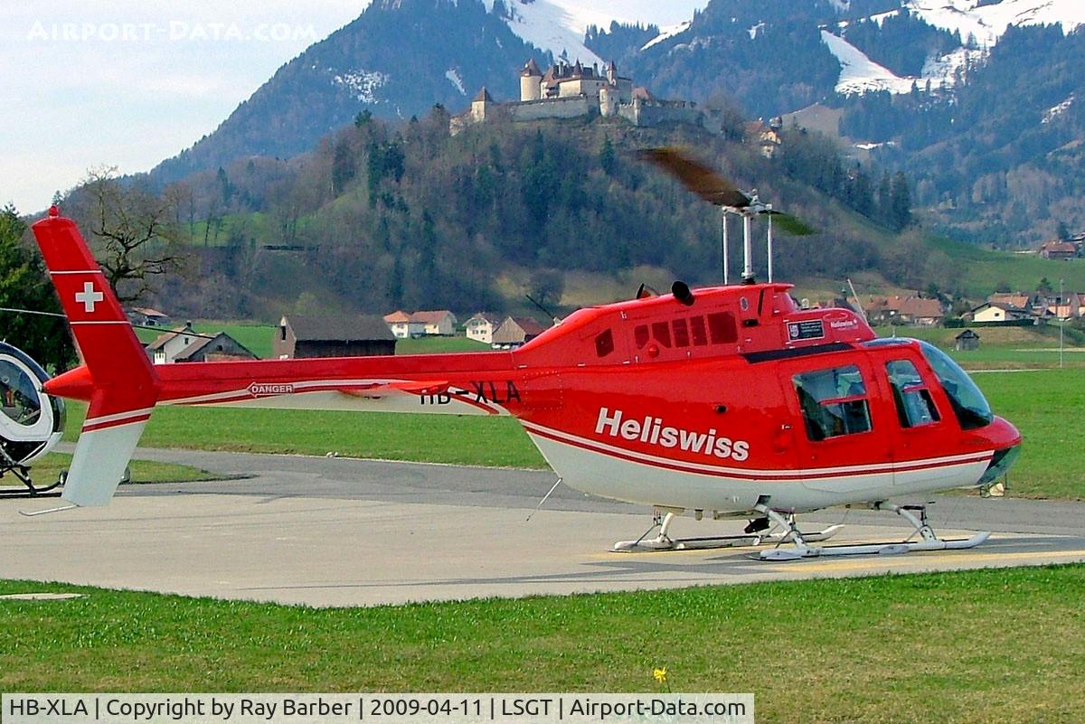 HB-XLA, 1980 Agusta AB-206B JetRanger II C/N 8616, Agusta-Bell 206B-3 Jet Ranger III [8616] (Heliswiss AG) Gruyeres~HB 11/04/2009