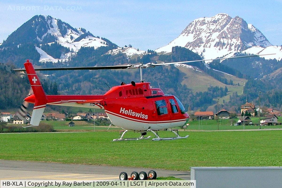 HB-XLA, 1980 Agusta AB-206B JetRanger II C/N 8616, Agusta-Bell 206B-3 Jet Ranger III [8616] (Heliswiss AG) Gruyeres~HB 11/04/2009