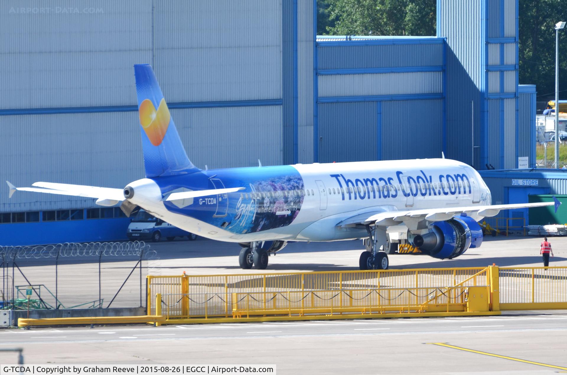 G-TCDA, 2003 Airbus A321-211 C/N 2060, Parked at Manchester.