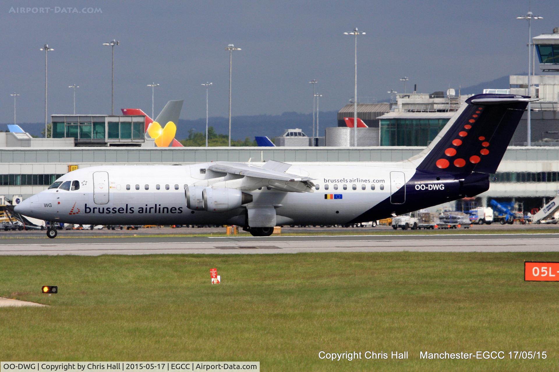 OO-DWG, 1998 British Aerospace Avro 146-RJ100 C/N E3336, Brussels Airways